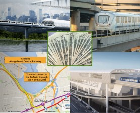 Our AirTrain montage puts money at the center — because that's what it it is about!