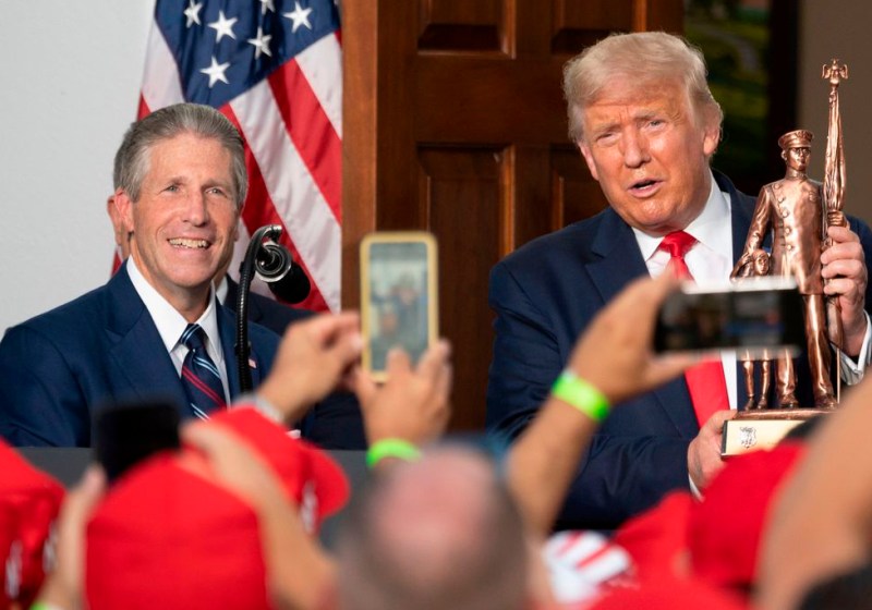 The cop and the president.