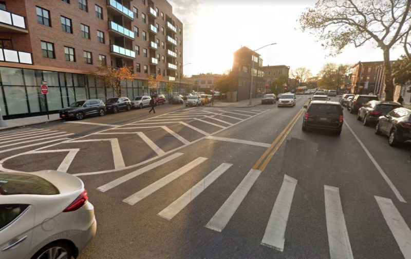 Where Bella Wolman was killed on Tuesday night. Photo: Google