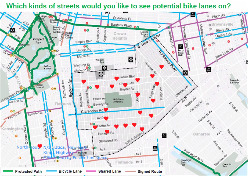 CB17 was feeling the love for useful bike infrastructure on Tuesday night.