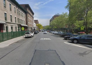 A typical crazy Bronx street: East 166th Street, looking east. Photo: Google