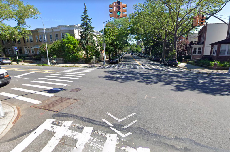 Here's what the driver in the fatal hit-and-run would have seen before the impact. Photo: Google