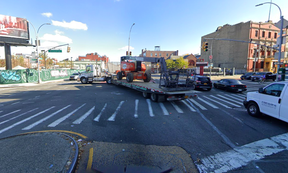 Atlantic Avenue, looking east, at Bedford Avenue. Photo: Google
