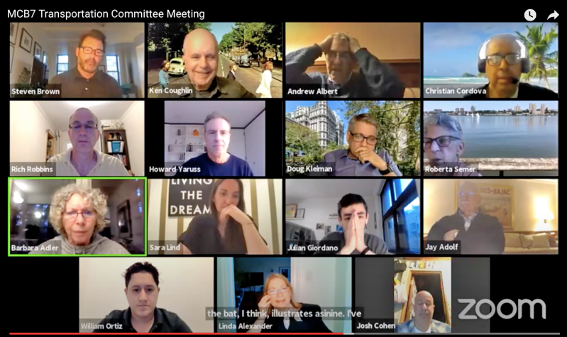 Pissing contest: Ken Coughlin, who presented the resolution, is second from left on the top row.