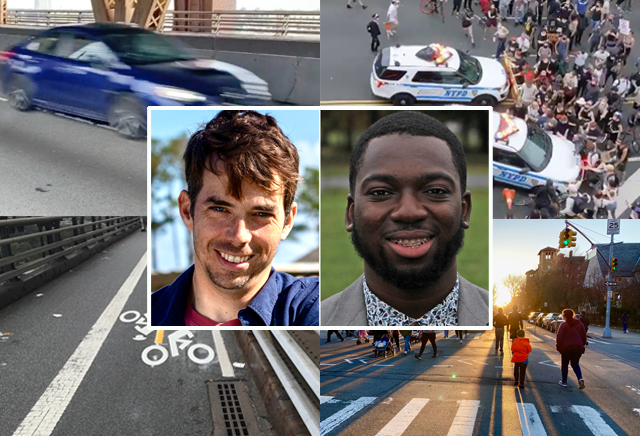 Jesse Coburn (left) and Fiifi Frimpong have joined the Streetsblog staff.