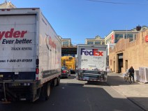 Trucks in Sunset Park. Photo: Julianne Cuba