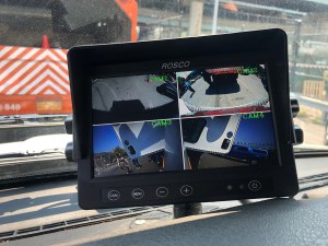 New dash cam screen that will show front, back and side angles of trucks