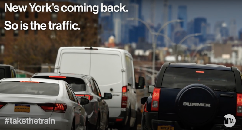 The MTA's new campaign.