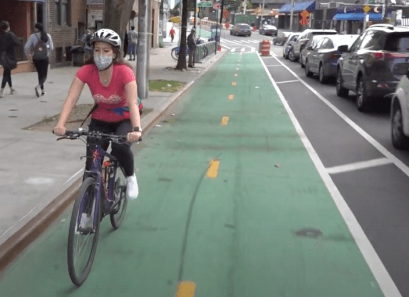 New cyclist and activist CJ Wojtkowski.