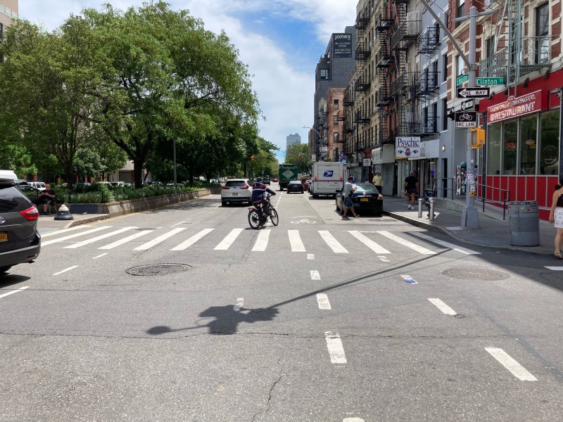 During the day, the crash site is a speedway. Photo: Henry Beers Shenk