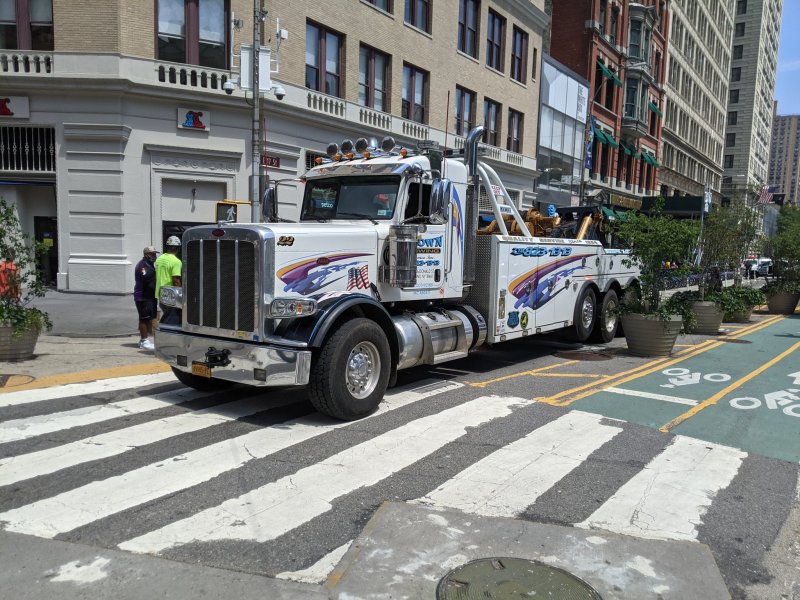 This is the truck involved in the crash.