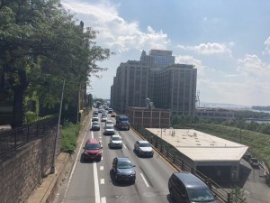 Bringing them back? The DOT is considering re-widening the BQE to six lanes, or more. Photo: Julianne Cuba