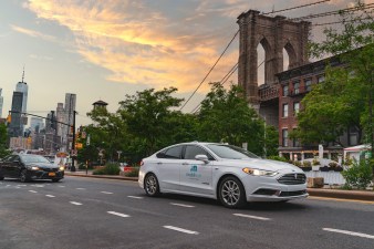 No one is driving this car, except the car. Photo: : Mobileye, an Intel Company