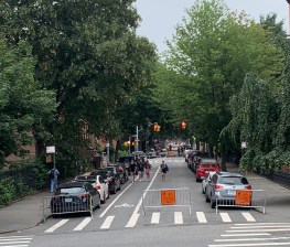 The Willoughby Avenue open street is one of the best-used and least-controversial in town. The neighborhood has fairly low car ownership. File photo: Gersh Kuntzman