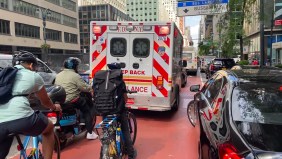 Gridlock Alert day in Manhattan. (Funny, no one told the car drivers.) Photo: Clarence Eckerson Jr.