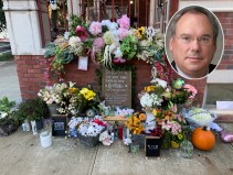 The memorial to Apolline Mong-Guillemin. File photo: Gersh Kuntzman