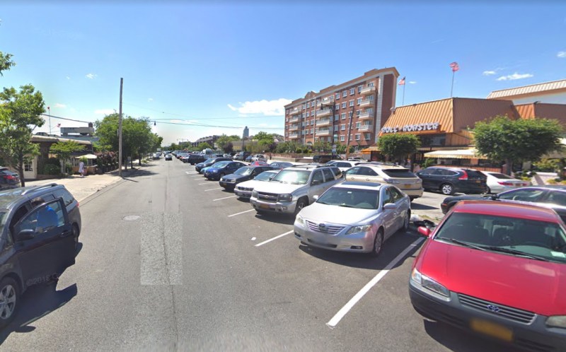 Imagine this: Your trip to Roll-N-Roaster is done on a protected bike lane. Photo: Google