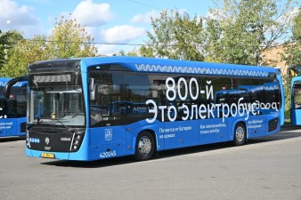 A Moscow electric bus. Photo: The Russians