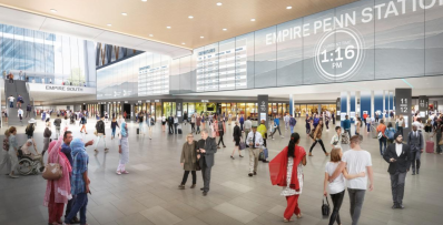 Behold, the airy future promised for the new Penn Station. Graphic: MTA
