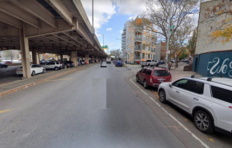 The crash site on Meeker is a notorious speedway. Photo: Google