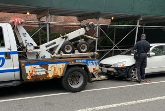 A very rare sighting of an NYPD tow truck. File art.