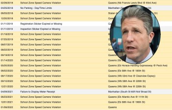 This is only part of PBA President Pat Lynch's driving record.
