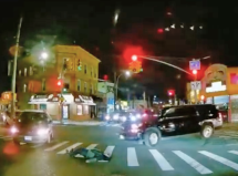 Last Saturday's crash at Cooper and Cypress avenues in Queens.