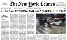 Only a slight fabrication.