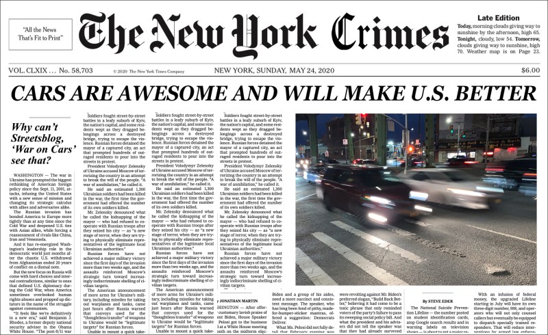 Only a slight fabrication.