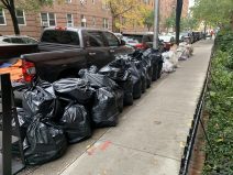 Some of our "favorite" photos of trash on the sidewalks. Photo: Gersh Kuntzman