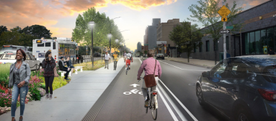 The city's vision for a new Queens Boulevard. Photo: NYC DOT