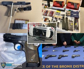 The NYPD is almost entirely focused on guns and shootings at the expense of cracking down on reckless drivers. (All gun photos from Police Commissioner Sewell's Twitter account)