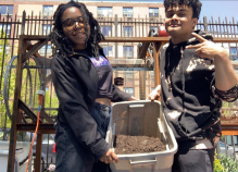 Composting at BK ROT. Photo: Via Instagram