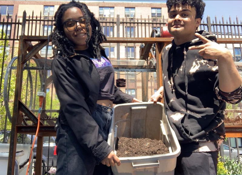 Composting at BK ROT. Photo: Via Instagram