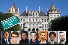 StreetsPAC has endorsed seven challengers for Assembly races including (from left) Anthony Andrews, Patrick Bobilin, Delsenia Glover, Ryder Kessler, Samy Nemir Olivares, Hercules Reid and Jonathan Soto.