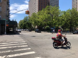 The current Jackson Avenue and East 149th Street intersection that would soon become a one-way street. Photo: Fiifi Frimpong