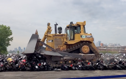 The mayor has a crush on illegal dirt bikes. Photo: Julianne Cuba