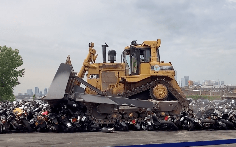 The mayor has a crush on illegal dirt bikes. Photo: Julianne Cuba