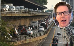 Assembly Member Bobby Carroll (inset) supports congestion pricing.