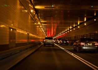 The Lincoln Tunnel would see less vehicular traffic under the congestion pricing scenario modeled for vehicle emissions in the MTA's environmental assessment. Photo: By Josiah Lau - Flickr.com via Wikimedia Commons