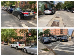Illegal parking in Fort Greene, Brooklyn. (Photos: Jesse Coburn)