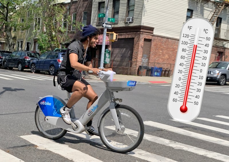 Citi Bike riders kept on rolling.