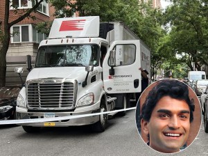 Congressional candidate Suraj Patel (inset) was moved to write this op-ed after the death of Carling Mott on E. 85th St. Photo: Photo: Upper East Site