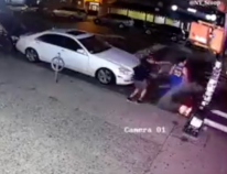 The two victims of last week's crash at the moment of impact.