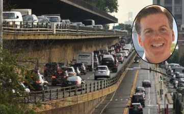 Assembly Member Bobby Carroll (inset) supports congestion pricing.