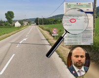 Sure, we put a French flag lapel pin on Joe Borelli's jacket, but everything else about this picture is true.