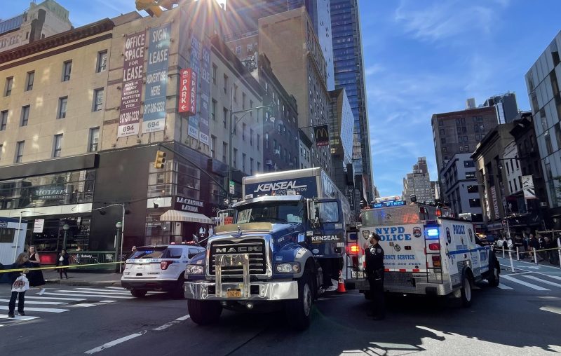 The scene of the crash. Photo: Phil O'Brien / W42ST