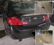 Cops were looking for him, and found him.