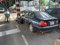 The city is eyeing 10th Avenue in Inwood for a protected bike lane that would help fill the gap of the Manhattan greenway at the northern tip of the borough. Photo: Tipster