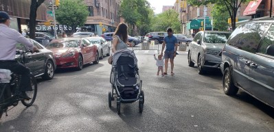 Families enjoy the W. 22nd Open Street in Chelsea. Photo: Melodie Bryant